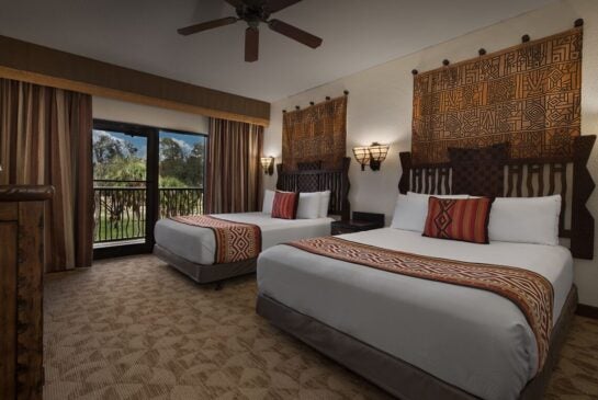 Animal Kingdom Lodge – Double Queen Room